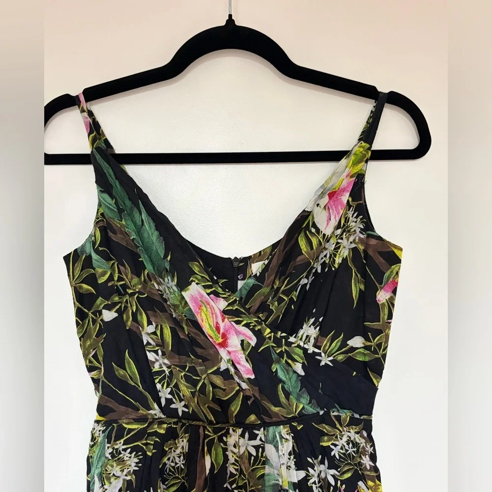 Isabel Marant Etoile Welby Women’s Floral Print Cotton Mini Dress Size 34/ US 0 - Picture 3 of 10
